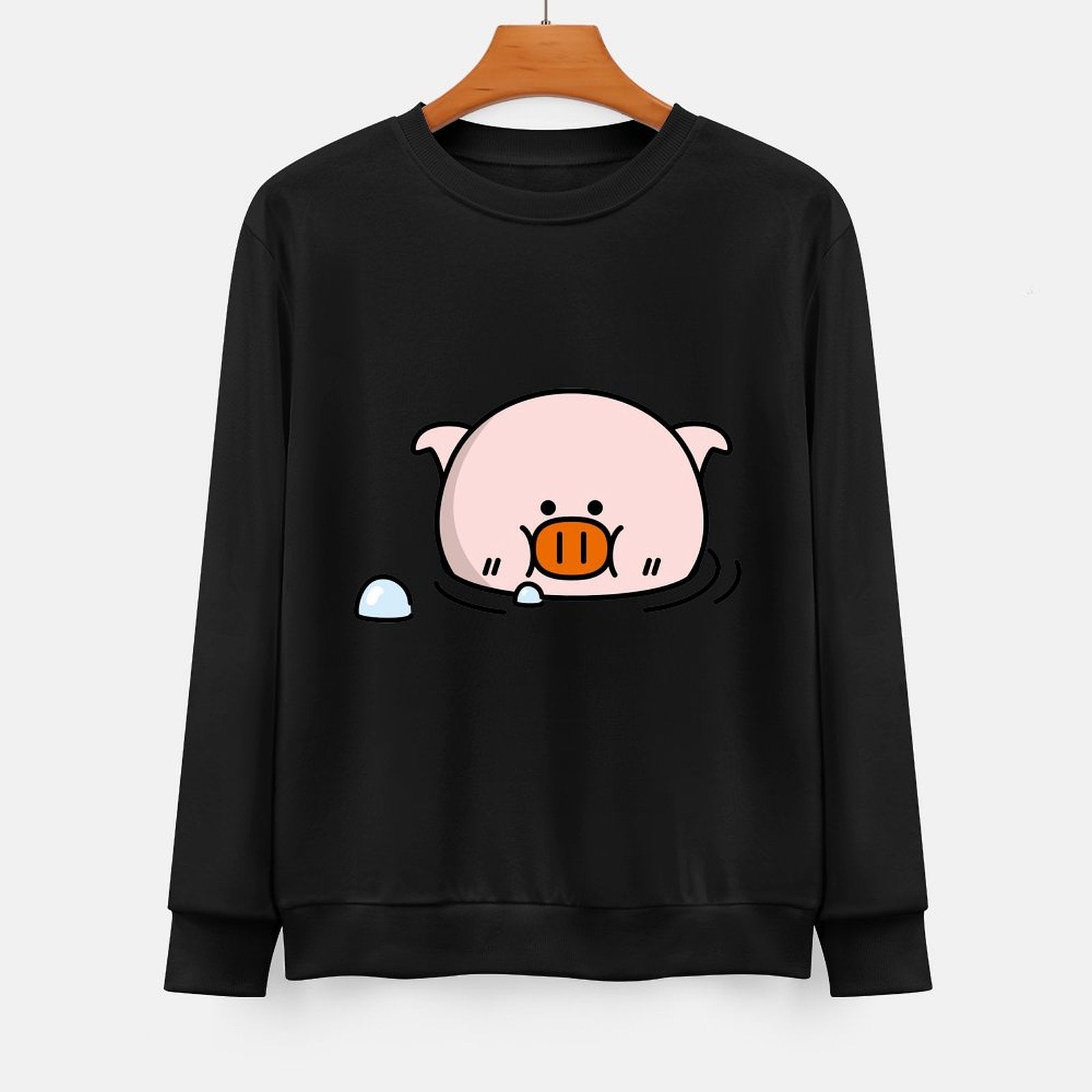 Front Patterned Long Sleeve TopClassic Fit Series